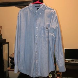 U.S. Polo Assn Chambray Long Sleeve Shirt Large